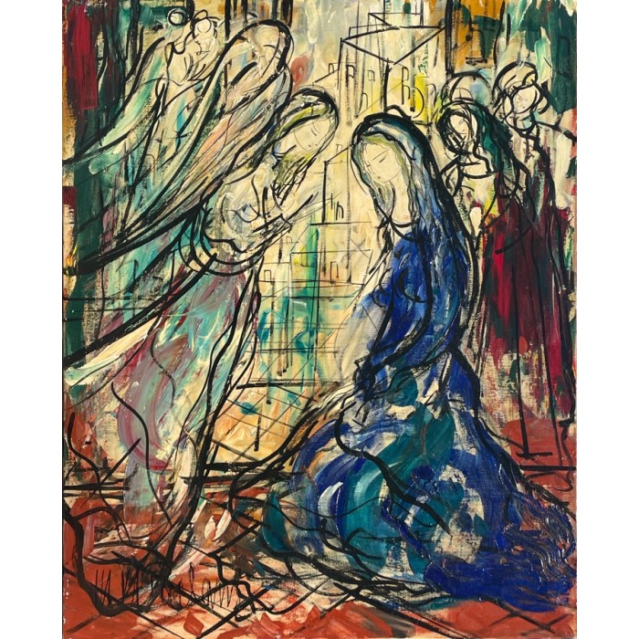 Michel Marie POULAIN - the Chapel of the Holy Cross white penitents