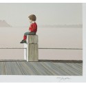 Patrick HEUGHE - Lithograph Charles