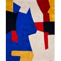 Serge POLIAKOFF - Composition abstraite 1966