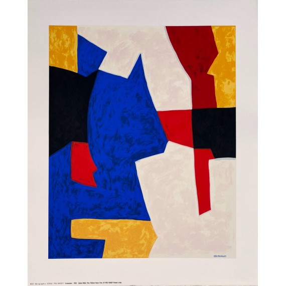 Serge POLIAKOFF - Abstract Composition 1966