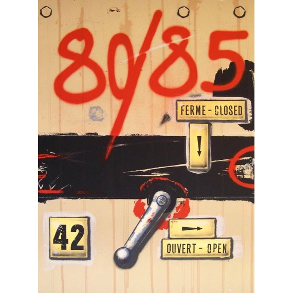Peter Klasen - Fermé / Closed 1985