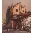 Aquatinte - La Maison de Mimi Pinson à Montmartre