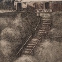 Aquatinte - Au point de vue de Montmartre, le moulin debray