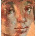 Lucien Joseph Fontanarosa - jeune fille au coquelicot