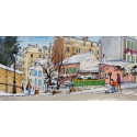Le cabaret du Lapin Agile à Montmartre, Paris
