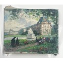 Jules René Hervé - Le jardin du Luxembourg à Paris