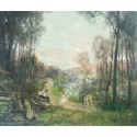 Jules René Hervé - The Woodcutters at the Forest Edge