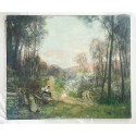 Jules René Hervé - Les bûcherons en lisière de forêt