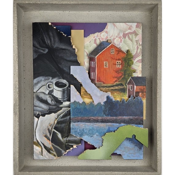 L’Odeur du feu de bois ensemble réel