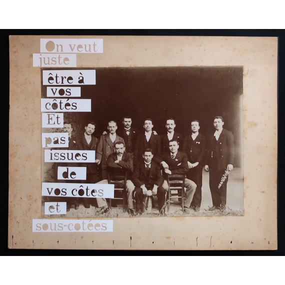 On veut juste être à vos côtés et pas issues de vos côtes et sous-cotées