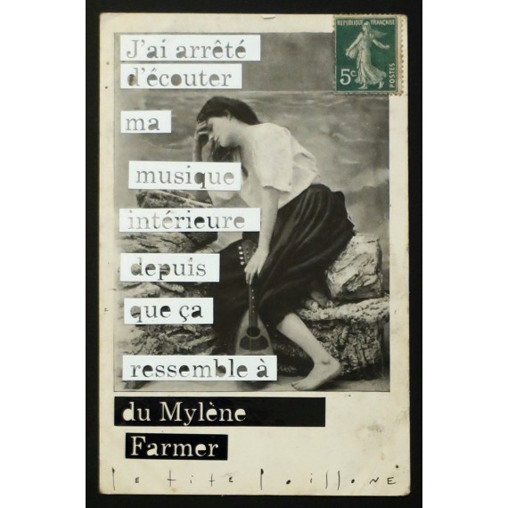 J'ai arrêté d'écouter ma musique intérieure depuis que ça ressemble à du Mylène Farmer