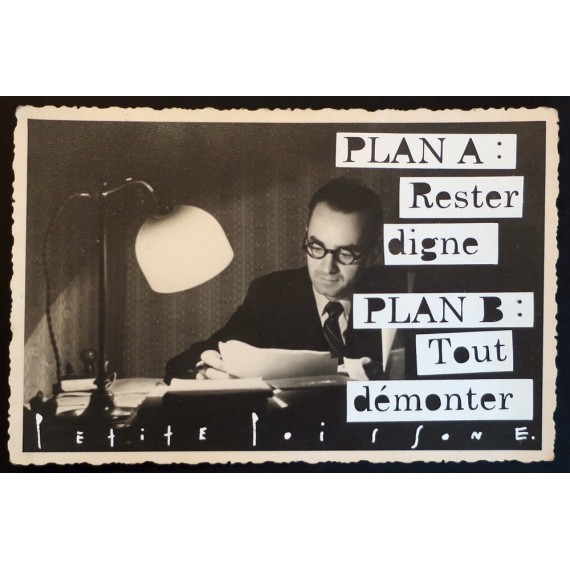 PLAN A: Remain dignified. PLAN B: Take everything apart.