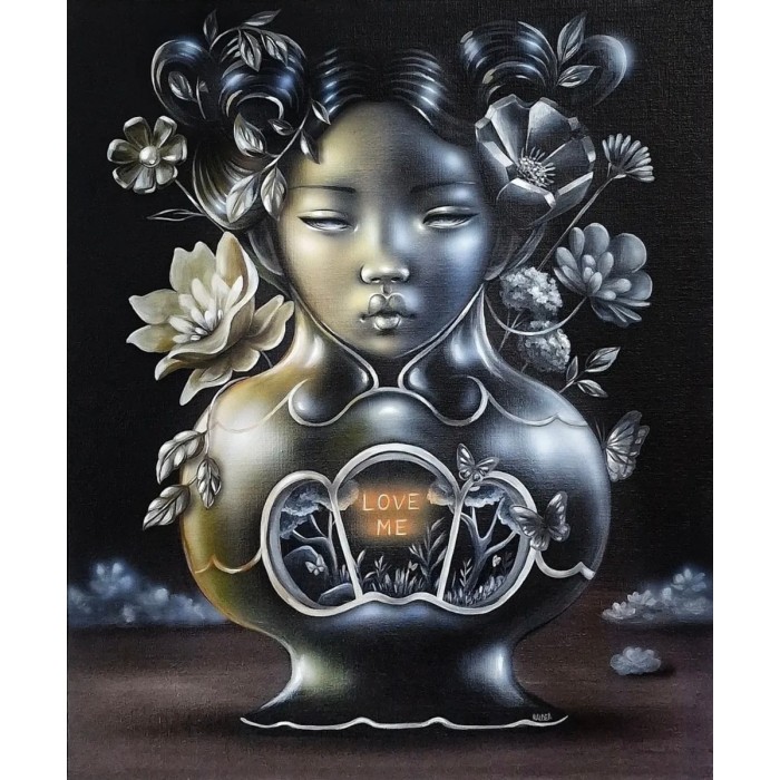 Peinture - L’éternel écho de mes âmes