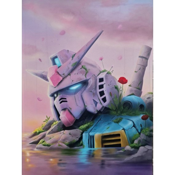 Peinture - Mémoire Vive by KALDEA Street Art