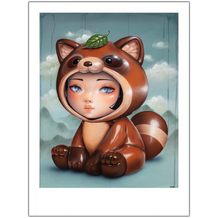 Limited edition - 40x30cm - Under the leaf