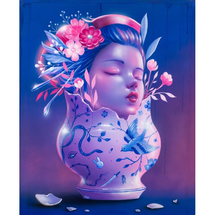 Peinture - Silent bloom