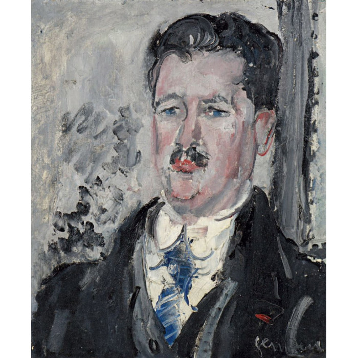 Portrait présumé d'Émile Vinot, marchand et ami de Gen Paul, circa 1925 Portrait présumé d'Émile Vinot, marchand et ami de Gen Paul, circa 1925