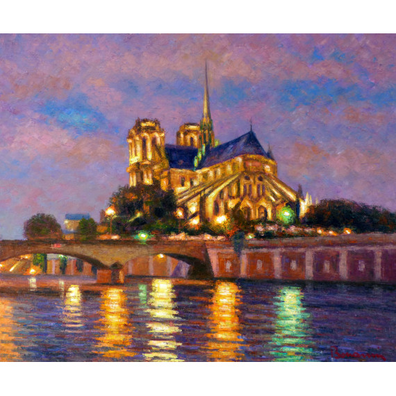Notre-Dame de Paris la Nuit