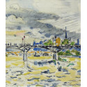 Le Pont des Arts, 1928  (d'après Signac)