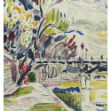 Le Pont des Arts, 1928  (after Signac)