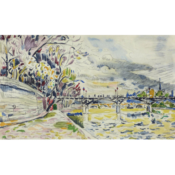 Le Pont des Arts, 1928  (d'après Signac)