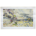 Le Pont des Arts, 1928  (d'après Signac)