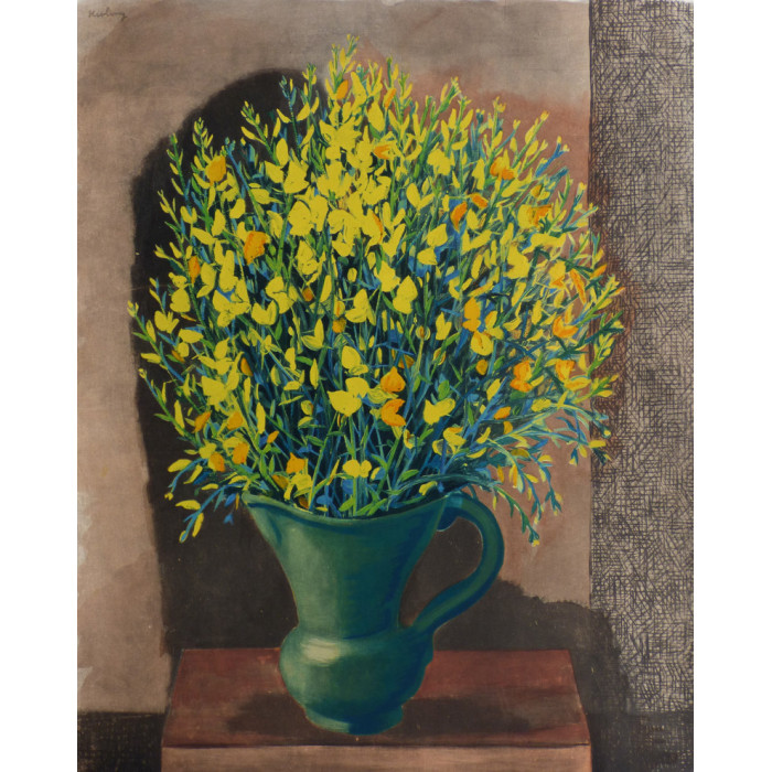 Le vase de fleurs (d'après Kisling)