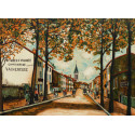 Village, Vacheresse, route National à Anse, Rhône, 1925