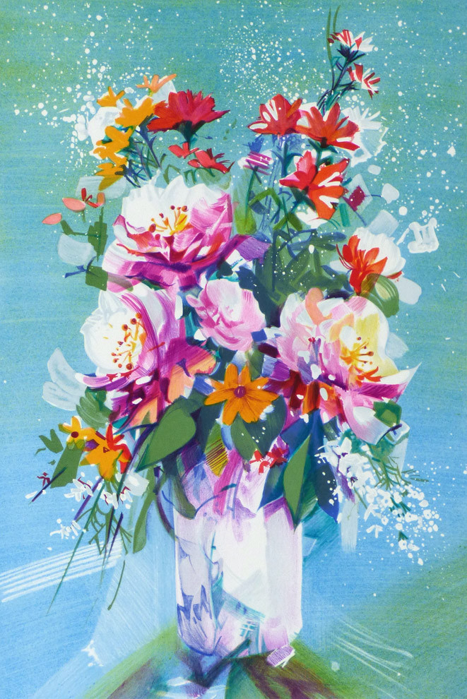 フランスCLAUDE MARS リトグラフです Claude MARS | Buy art and Biography | Flowers |still life