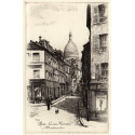 Paris, Montmartre, rue du Chevalier de la Barre