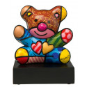 The Brown Bear -sculpture-romero-britto