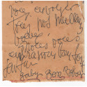 LETTER - January 1960 - Exceptional: Signed by Gen Paul, Gaby and Gen Paul (son)