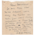 LETTER - Cher Monsieur