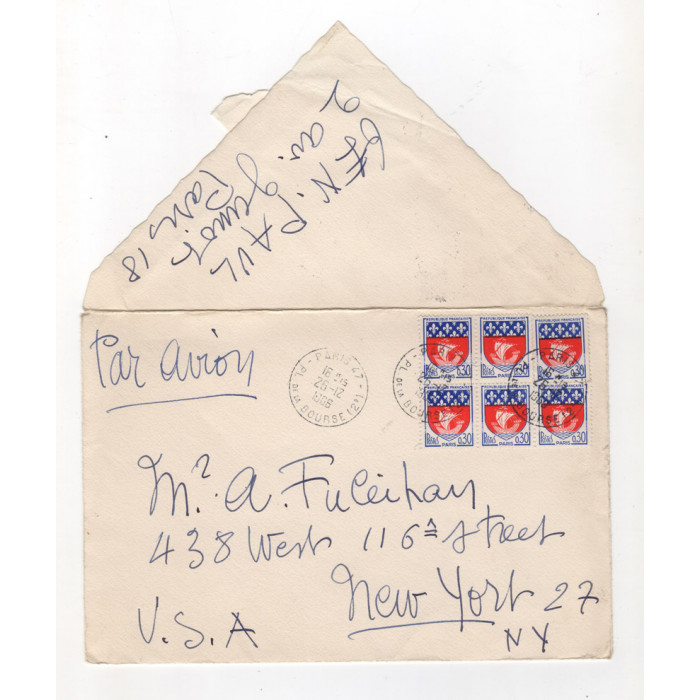 LETTER - ENVELOPE December 26, 1966