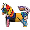 Le petit cheval -sculpture-romero-britto