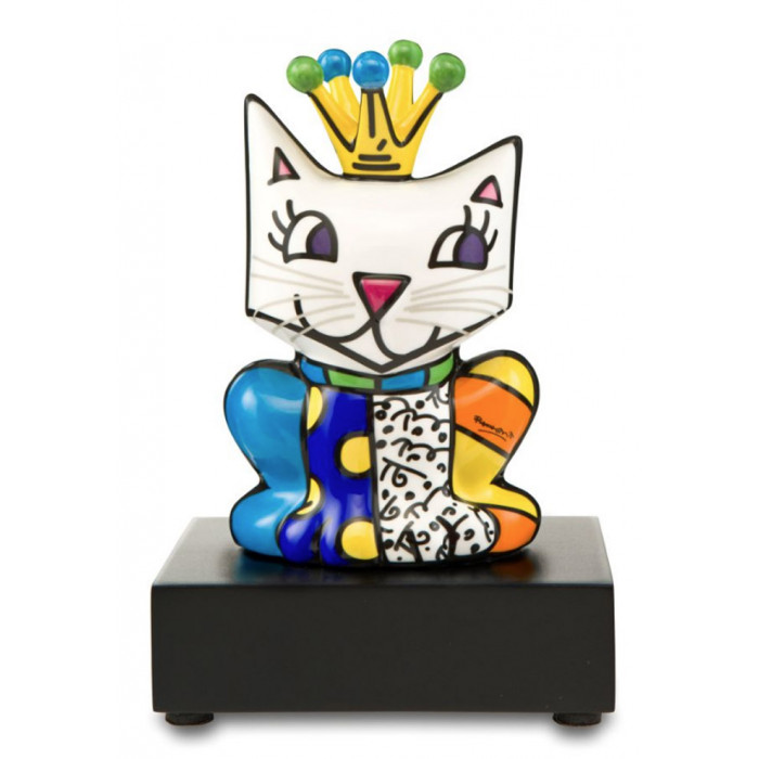 britto cat figurine