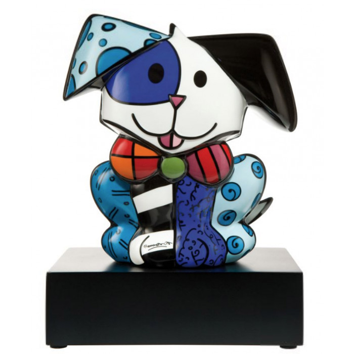 The big dog -sculpture-romero-britto