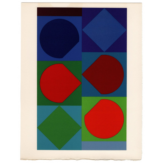 Victor Vasarely - Beryll - Lithographie originale