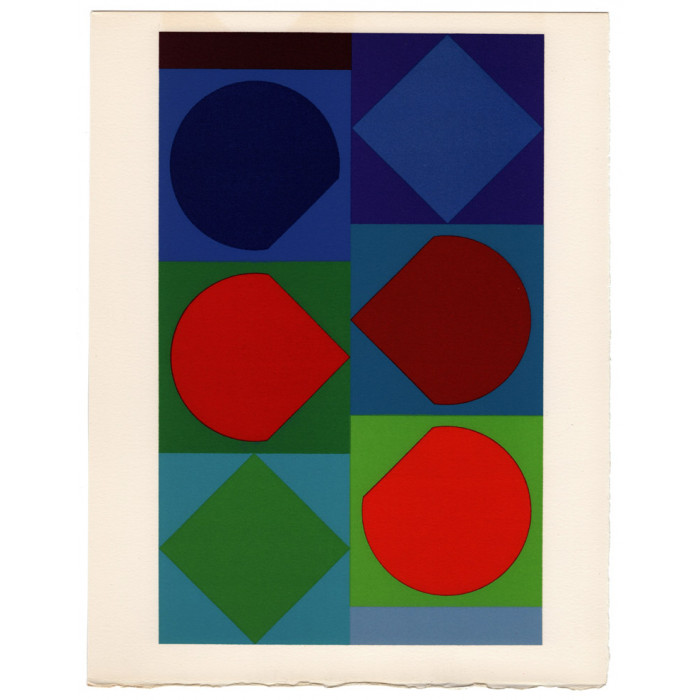Victor Vasarely - Beryll - Lithographie originale
