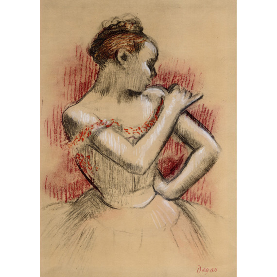 La Ballerine se remettant une bretelle (d'après Degas)