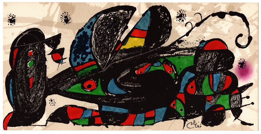 Joan MIRO|buy art and biography|Abstract|lithograph