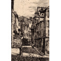 La Rue Norvins à Montmartre