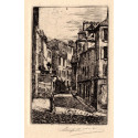 La Rue Norvins à Montmartre