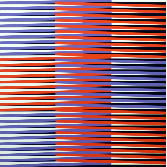 Carlos Cruz-Diez - Original handsigned print - Couleur Additive - 1970