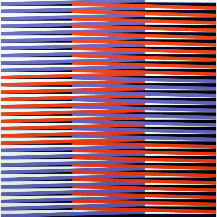 Carlos Cruz-Diez - Original handsigned print - Couleur Additive - 1970