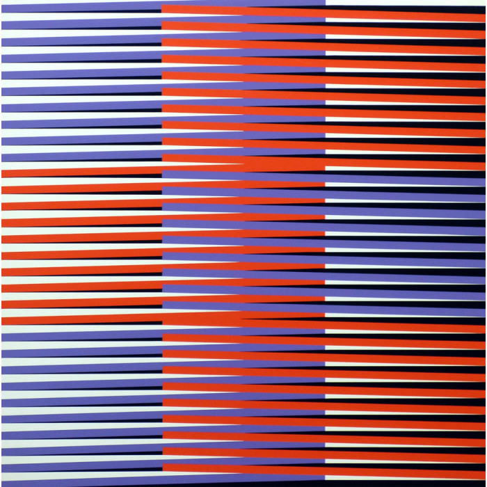 Carlos Cruz-Diez - Sérigraphie originale - Couleur Additive - 1970