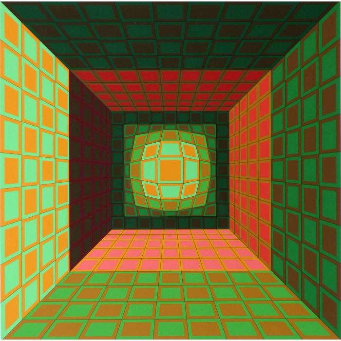 Victor Vasarely - Kaldor 1980 - Lithographie originale