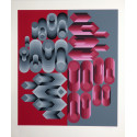 Victor Vasarely - Tecture 1983 - Original lithograph