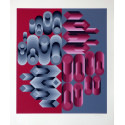 Victor Vasarely - Tecture 1983 - Lithographie originale