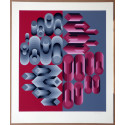 Victor Vasarely - Tecture 1983 - Original lithograph